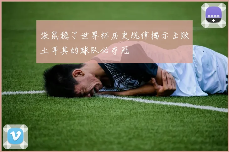 袋鼠稳了世界杯历史规律揭示击败土耳其的球队必夺冠